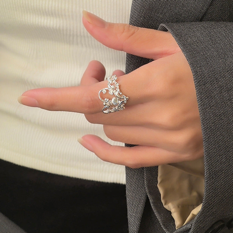 Sweet Hollow-Design Heart Ring For Women