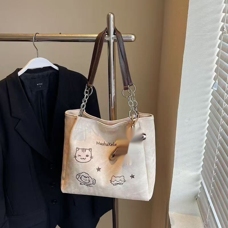 Versatile Commuter-friendly Large-capacity Stylish Tote Bag