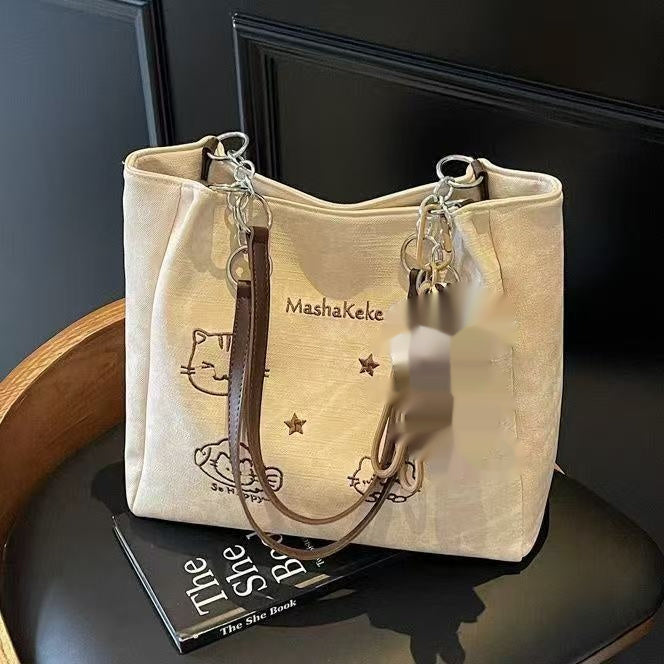 Versatile Commuter-friendly Large-capacity Stylish Tote Bag