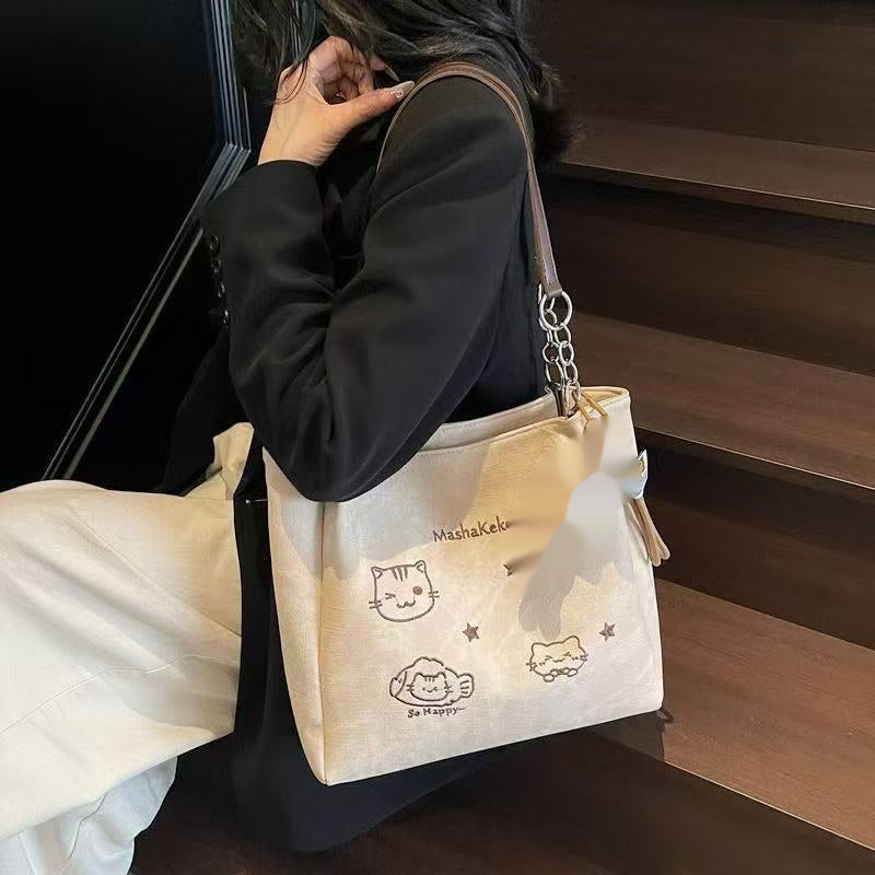 Versatile Commuter-friendly Large-capacity Stylish Tote Bag