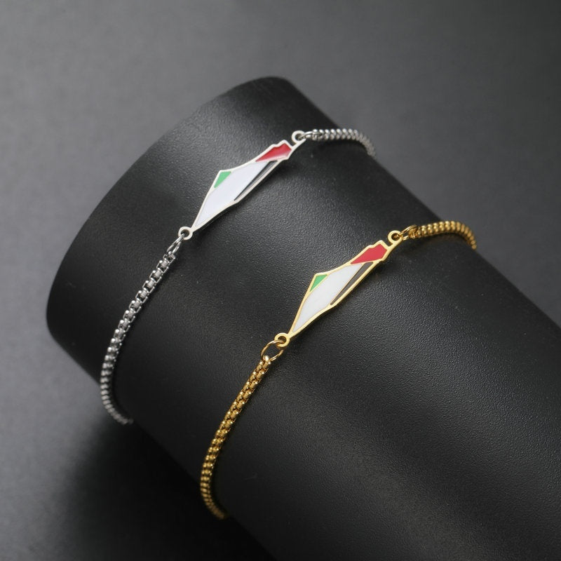 Metal Stainless Steel Double-layered Bracelet
