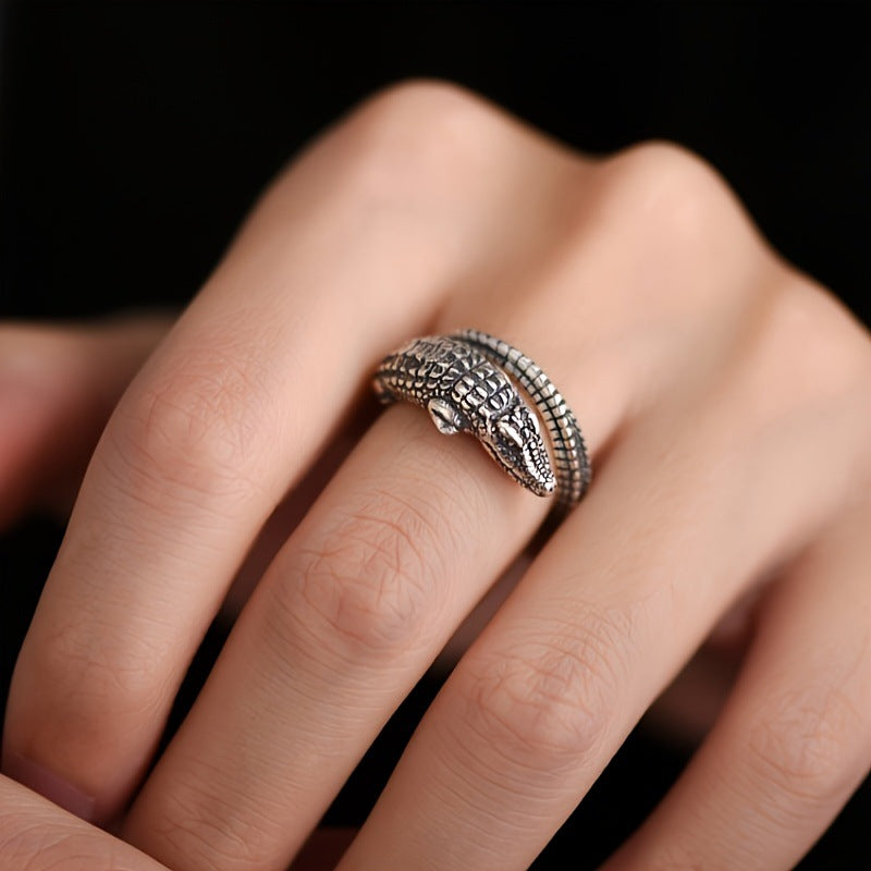 New Mens And Womens Retro Niche-design Statement Ring