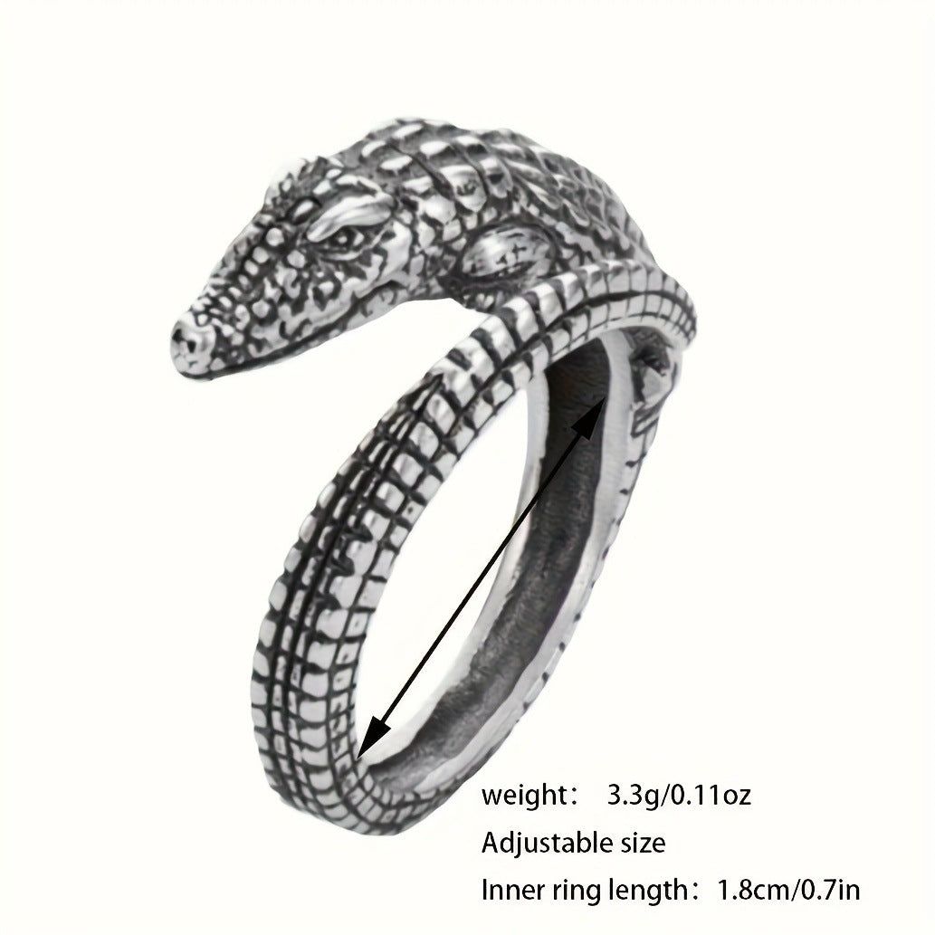 New Mens And Womens Retro Niche-design Statement Ring