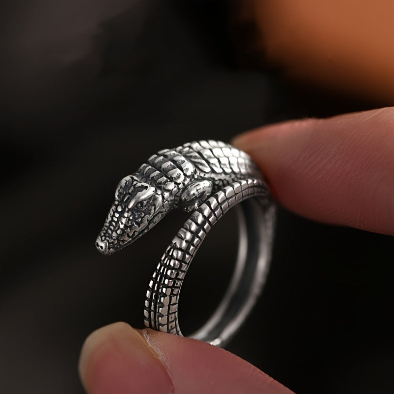 New Mens And Womens Retro Niche-design Statement Ring