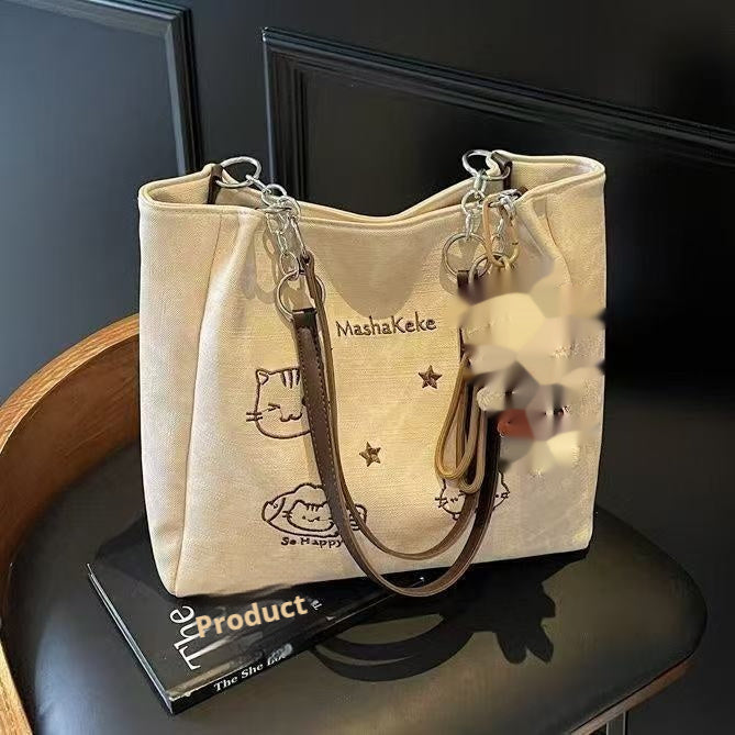 Versatile Commuter-friendly Large-capacity Stylish Tote Bag