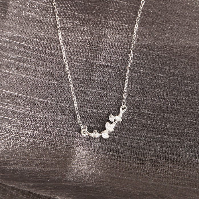 Versatile Sterling Silver Ginkgo Leaf Necklace For Women