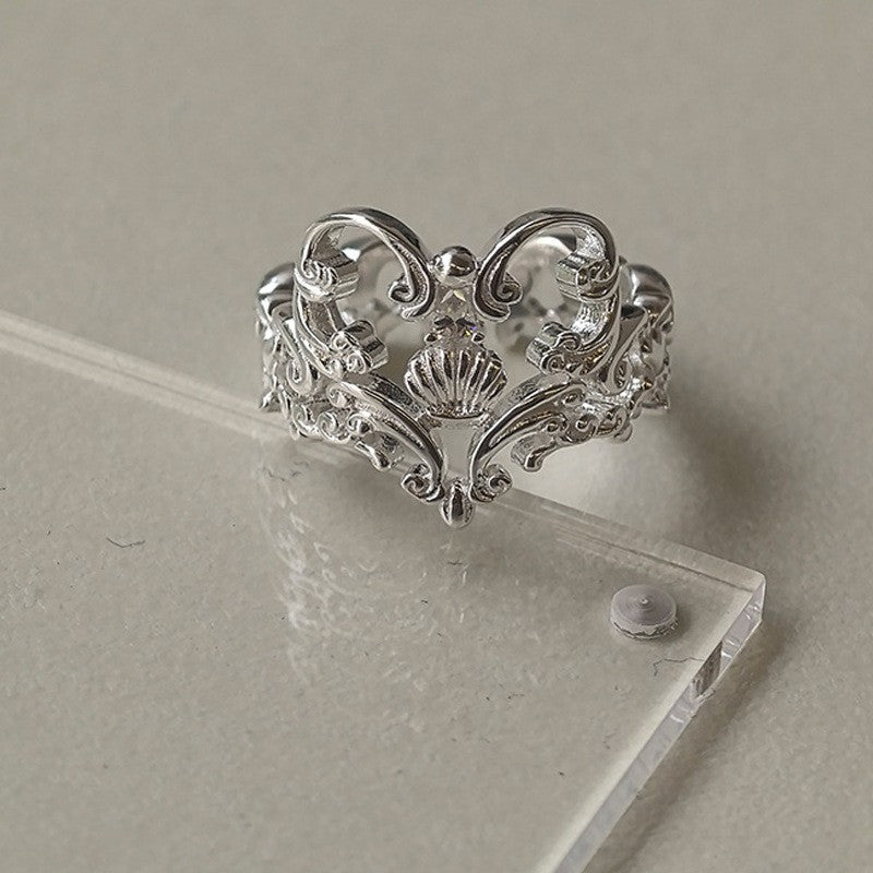 Sweet Hollow-Design Heart Ring For Women