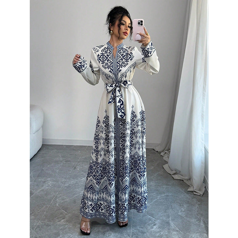 European And American-style Arabic Womens Dresses