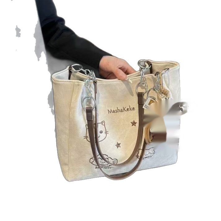 Versatile Commuter-friendly Large-capacity Stylish Tote Bag